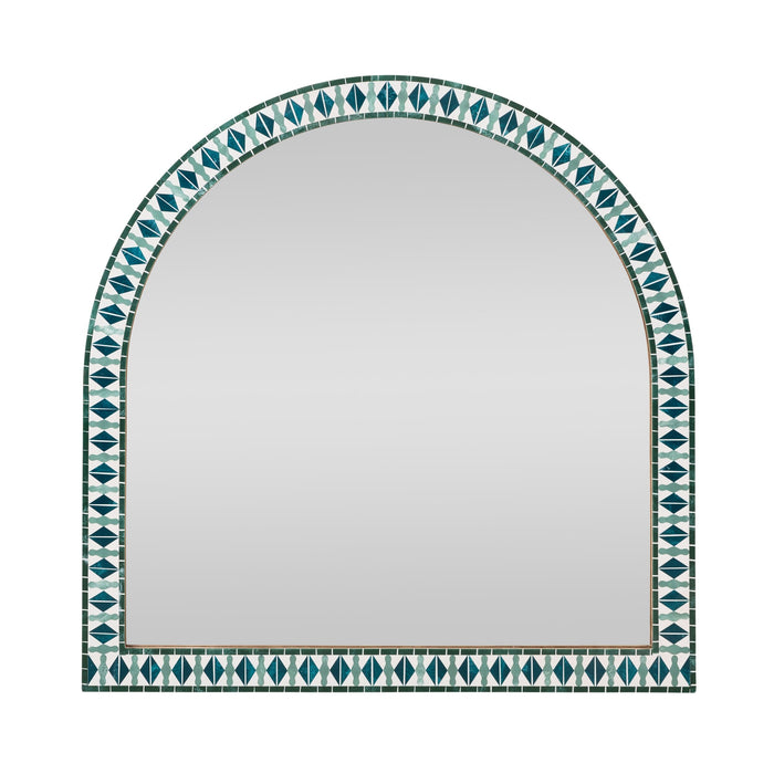 Azure Coast Resin Inlay Mantel Mirror