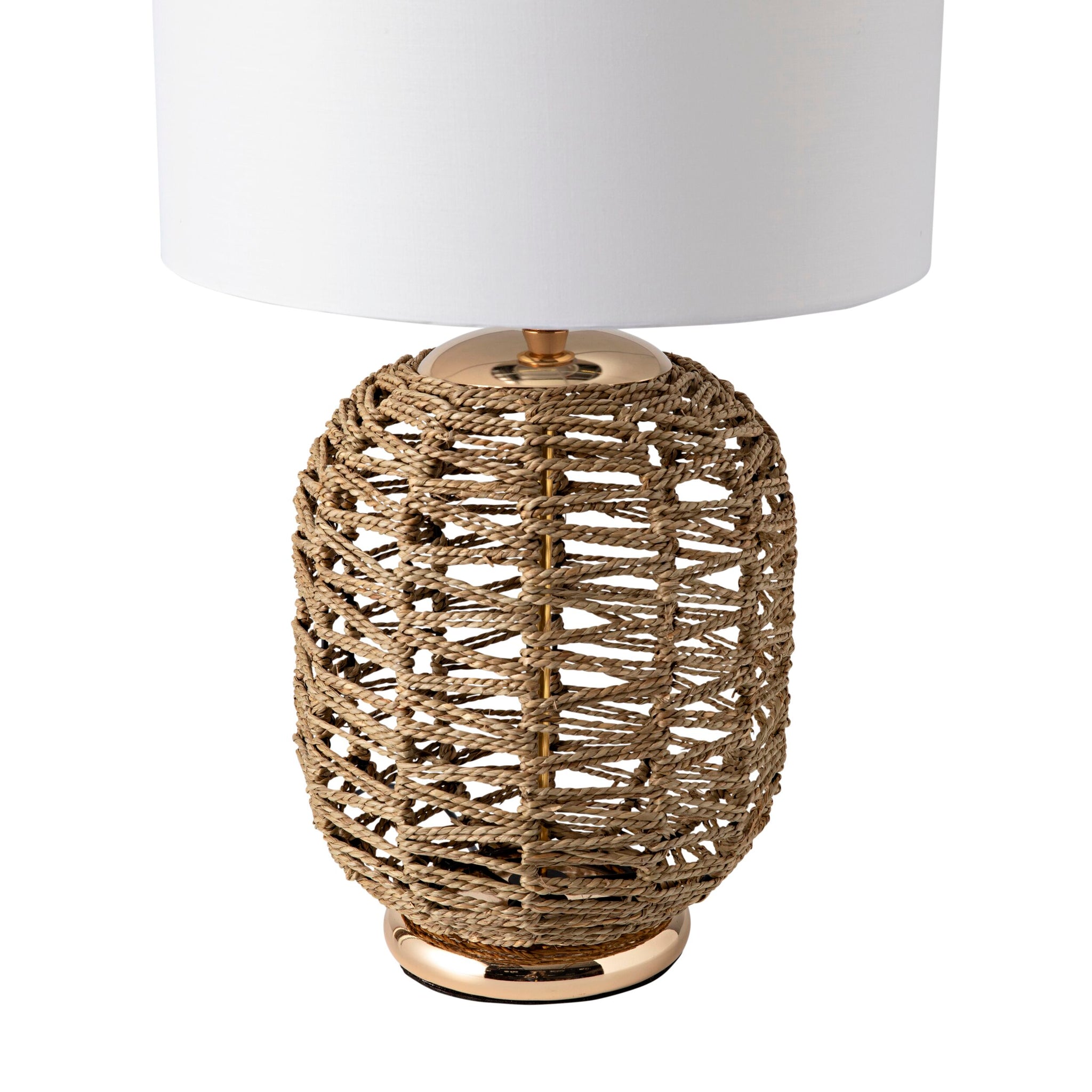 Laural Seagrass Table Lamp 52cm