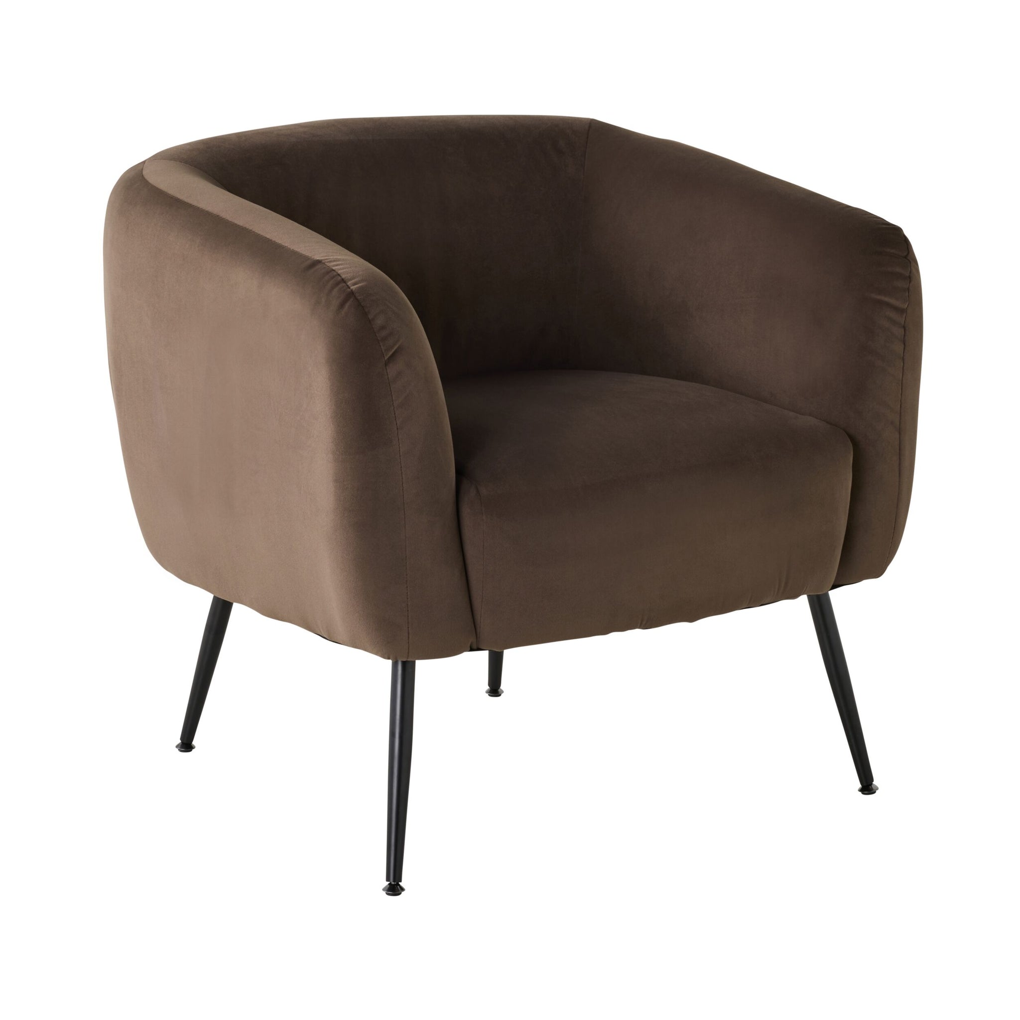 Kianna Occasional Chair Velvet Chocolate