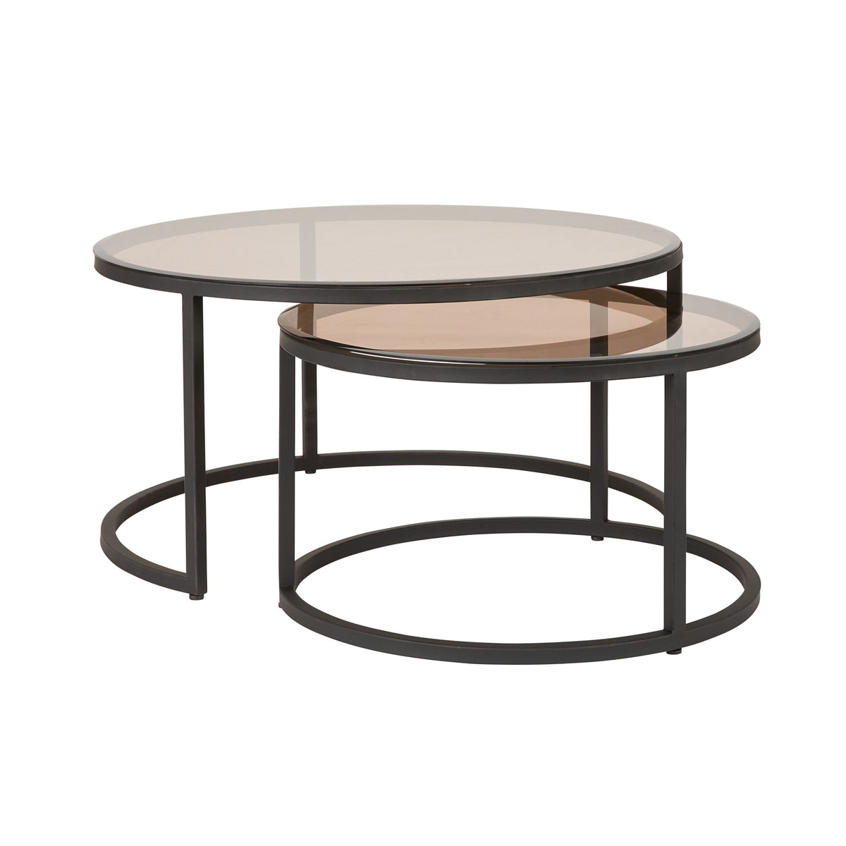 Bowie Nested Glass Coffee Table