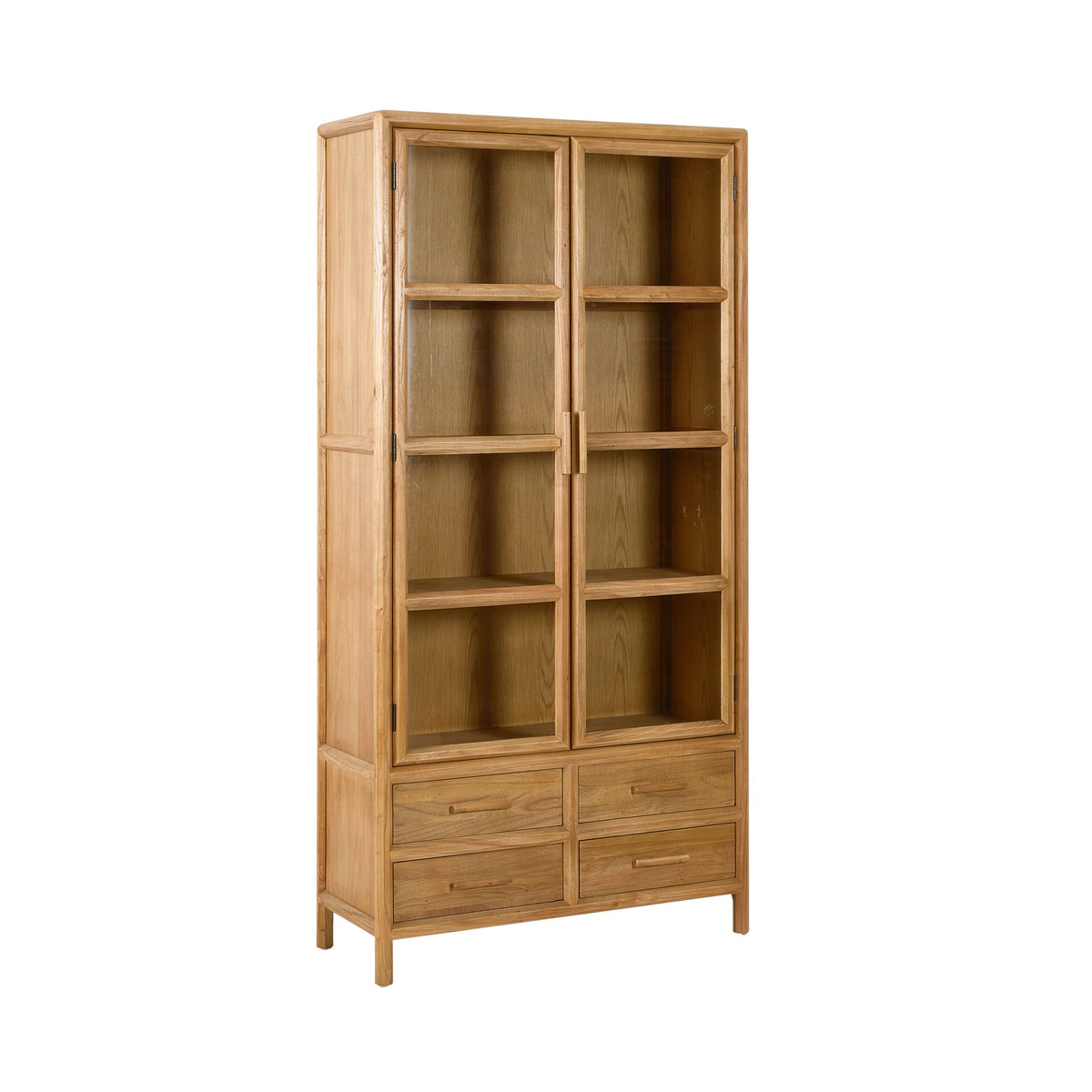 Marlie Elm Display Cabinet