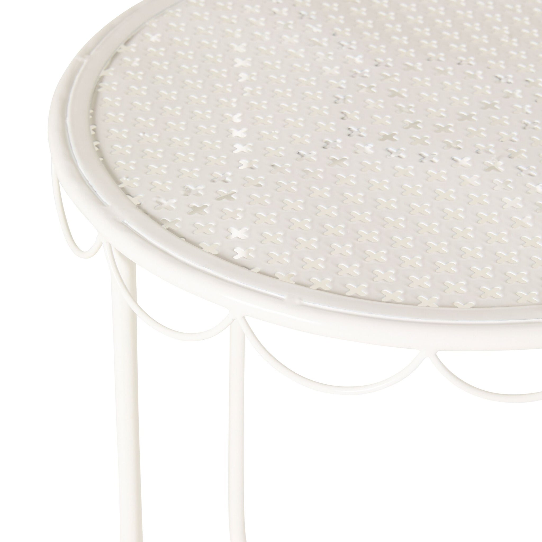 Bonnie Side Table 44cm White