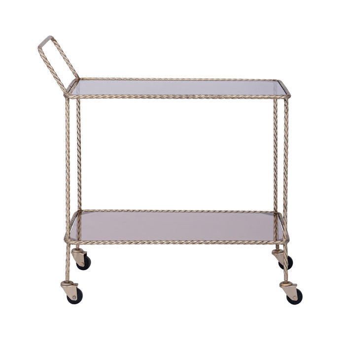 Nautilus Iron Drinks Trolley Gold