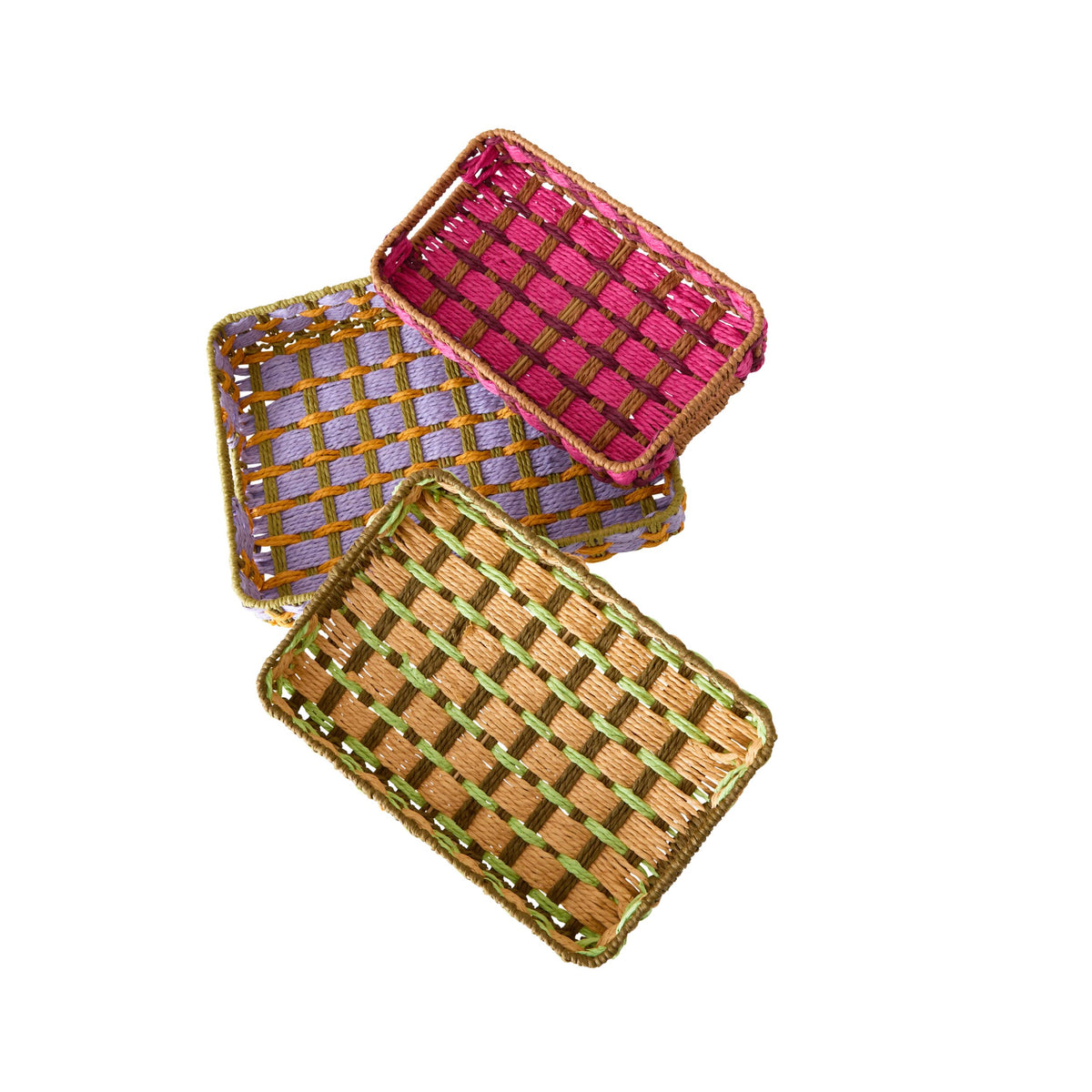 Wildkind Woven Tray 3 Piece Set