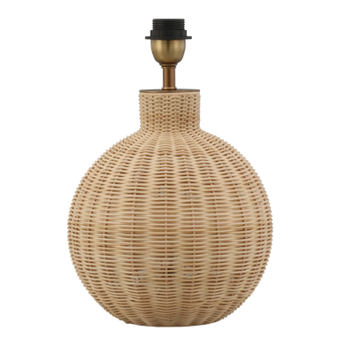 Marina Rattan Table Lamp Base 26x26x28cm