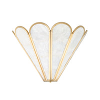 Chantelle Capiz Wall Light 23x28cm