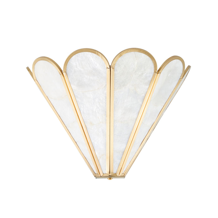 Chantelle Capiz Wall Light 23x28cm