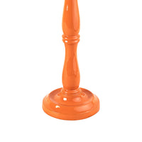 Windsor Wooden Table Burnt Orange Base Only 14x28cm