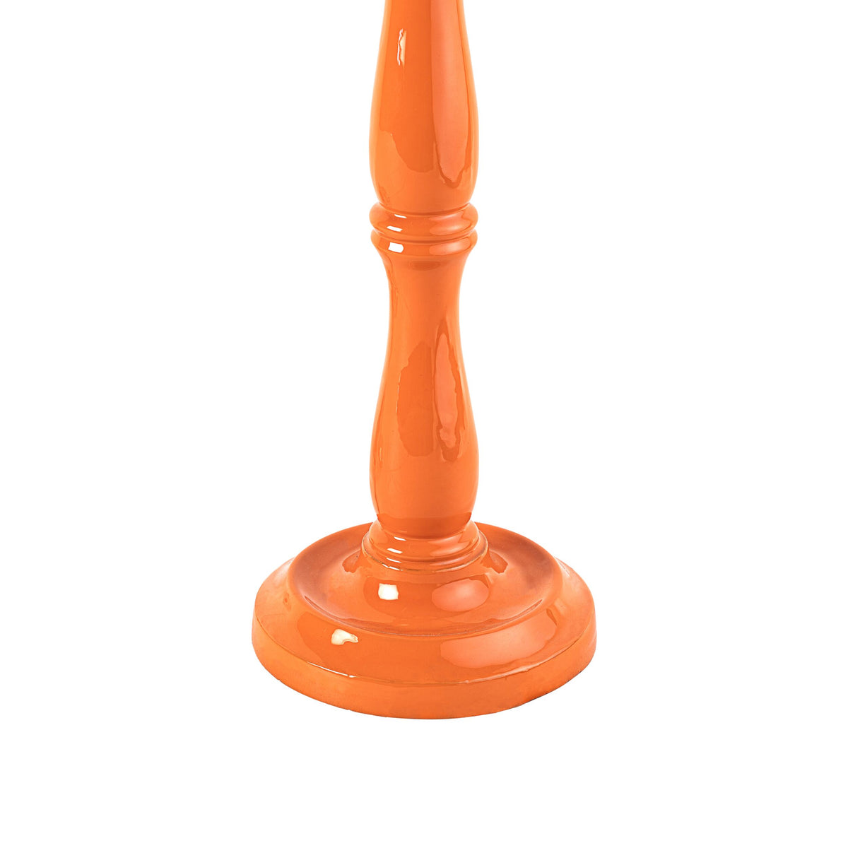 Windsor Wooden Table Burnt Orange Base Only 14x28cm