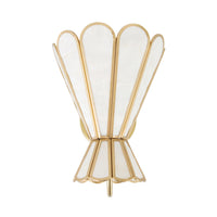 Chantelle Capiz Wall Light 20x30cm