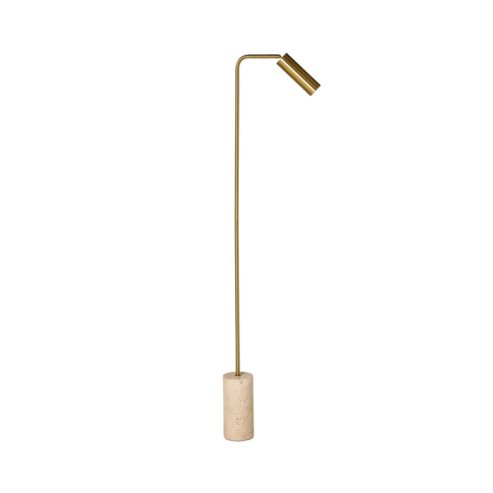 Elroy Travertine Floor Lamp 151cm
