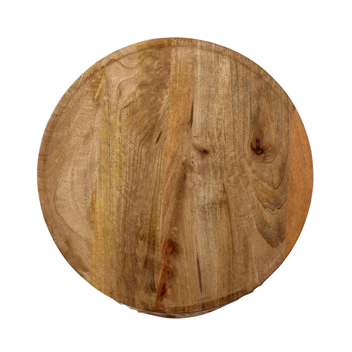 Eco Sole Carved Wooden Side Table Large 48cm