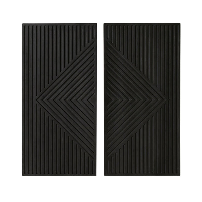 Zanzibar Diamond Wooden Wall Hanging 91cm