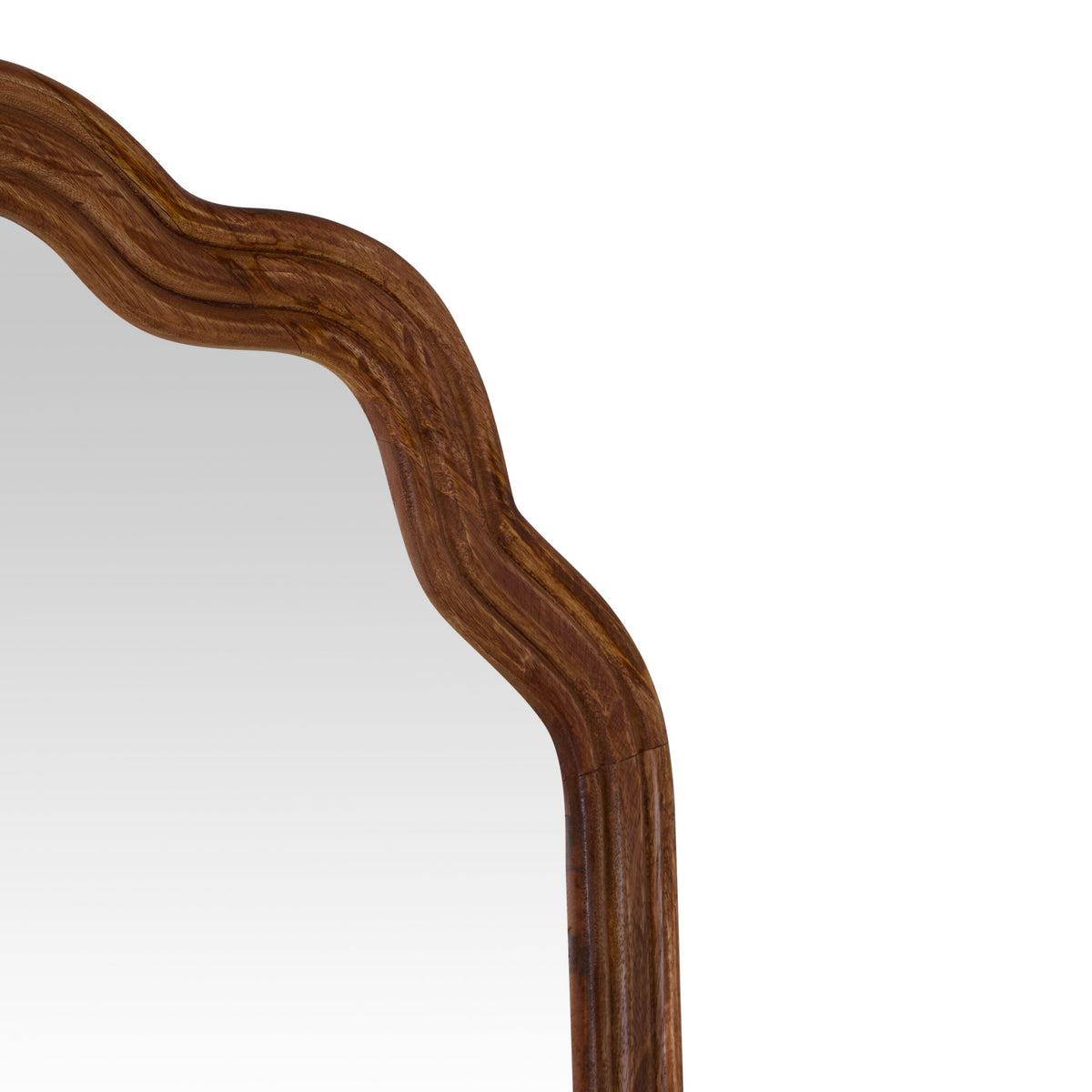Sati Scalloped Wooden Mirror