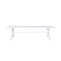 Blake Aluminium Dining Table 300cm White
