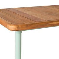 Ellie Outdoor Dining Table 160cm Smoke Green