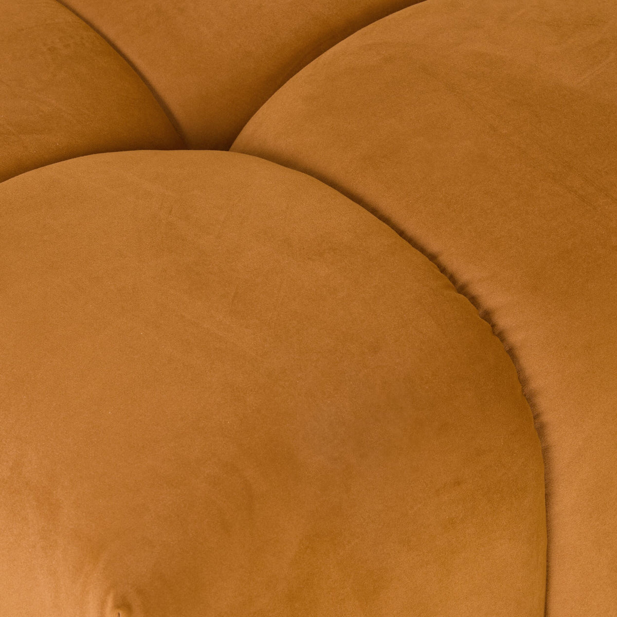 Alexis Ottoman Velvet Sofa Ochre