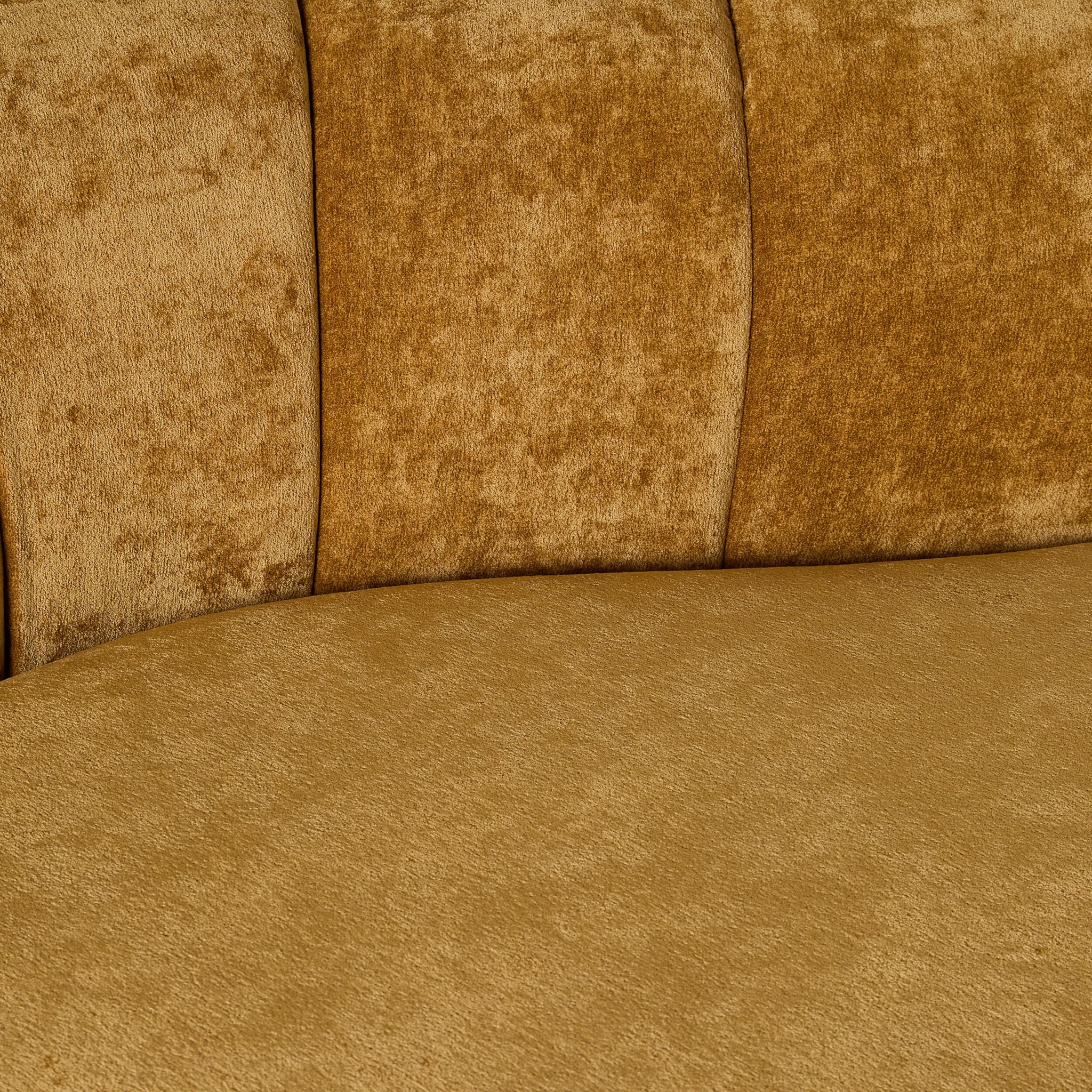 Solstice 3 Seater Sofa Honey Gold