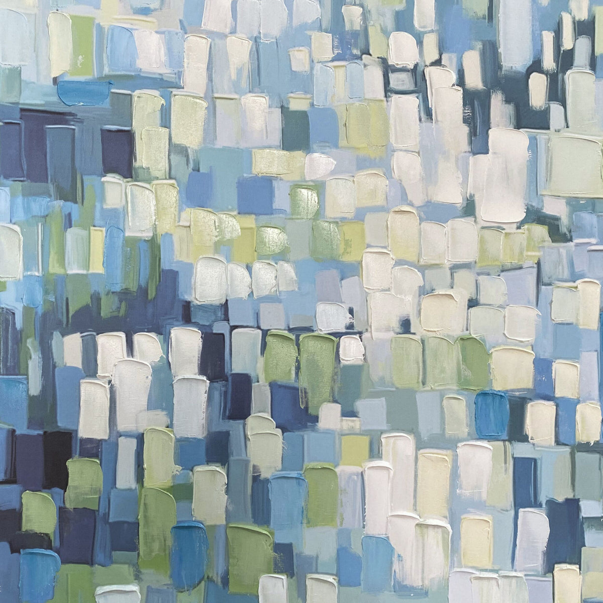 Riviera Mirage Textured Framed Artwork 100x100cm