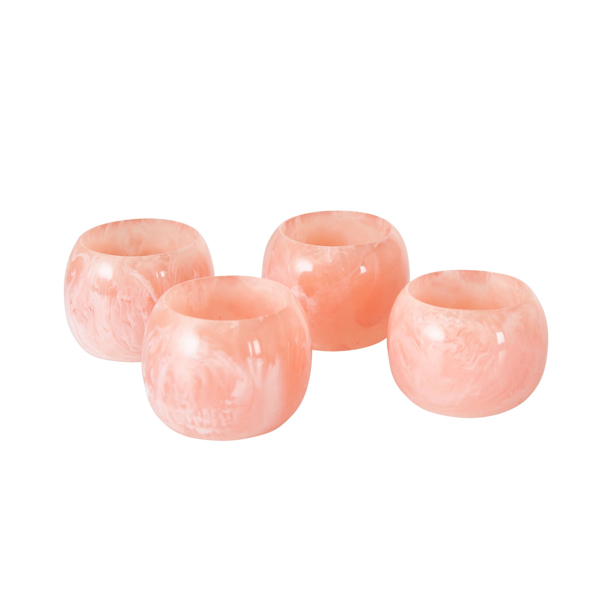 Poppi Napkin Ring Set of 4 Sunbaked Pink