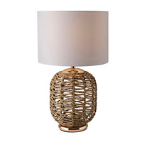 Laural Seagrass Table Lamp 52cm