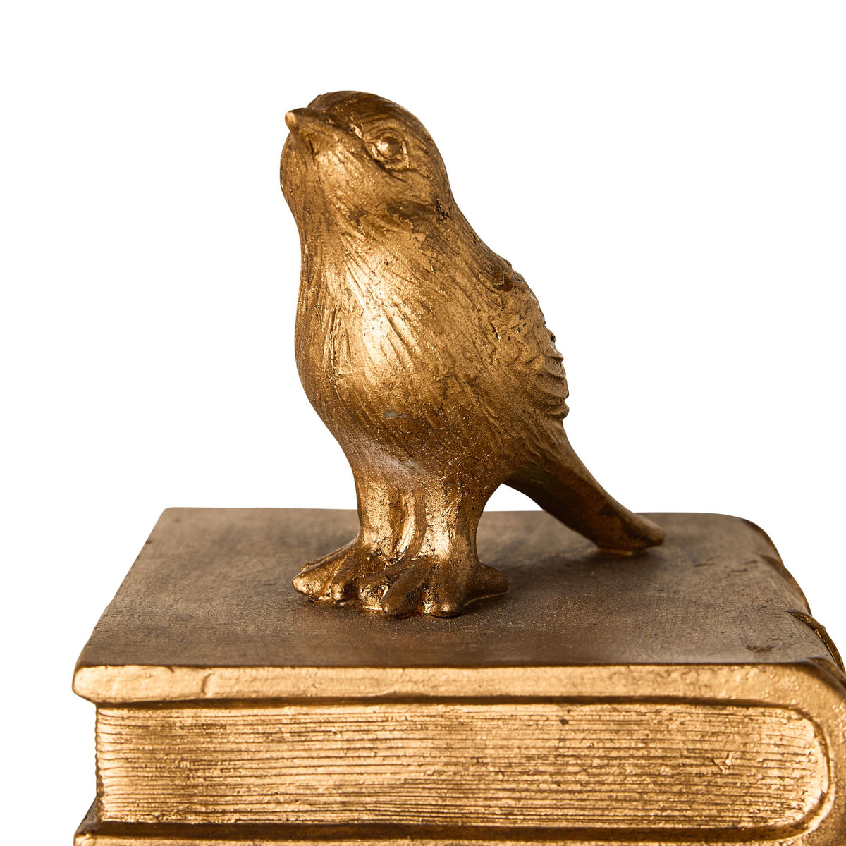 Brass Songbird Bookends