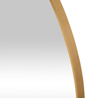 Ovale Arch Mirror 100x150cm Brushed Brass