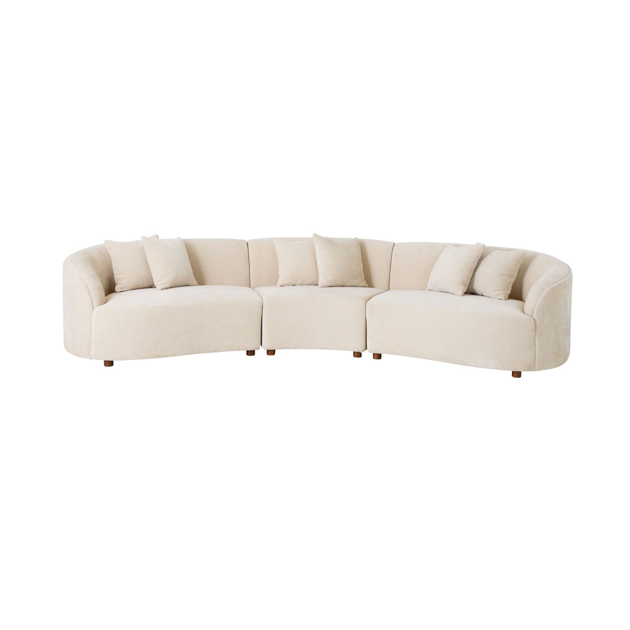 Alessa 4 Seater Sectional Sofa Oasis Dune