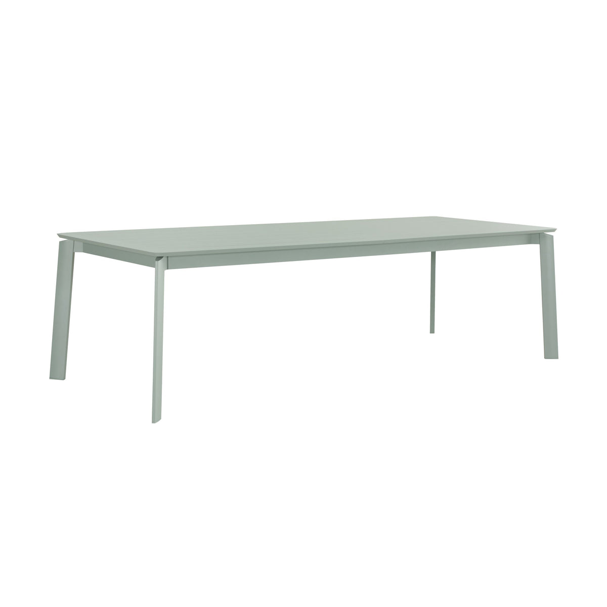 Santana Aluminium Dining Table 260cm (Extends to 370cm) Steely Green