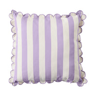 Aruba Scallop Edge Stripe Lilac 45x45cm