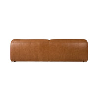 Alexis 3 Seater Leather Sofa Dakota Saddle