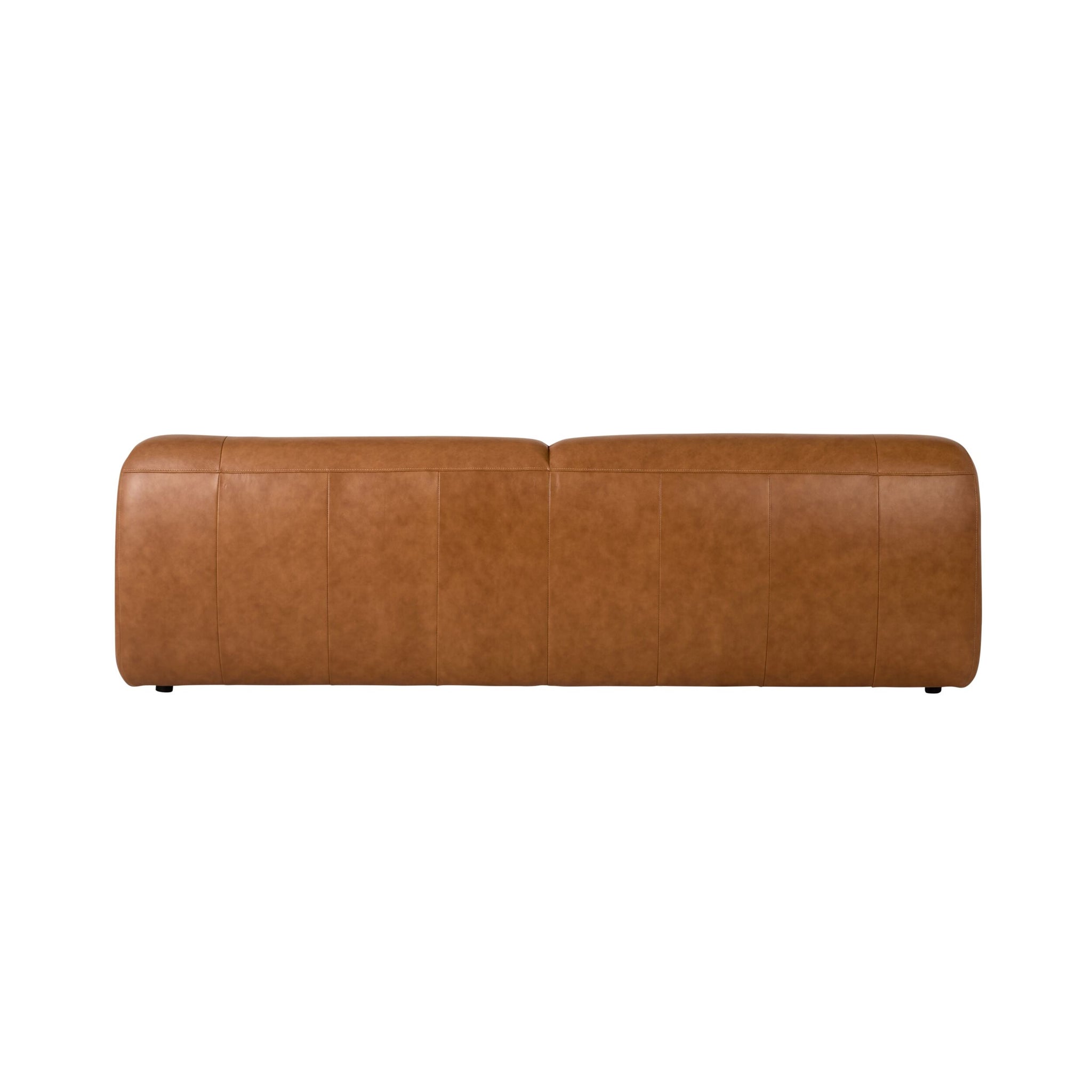 Alexis 3 Seater Leather Sofa Dakota Saddle