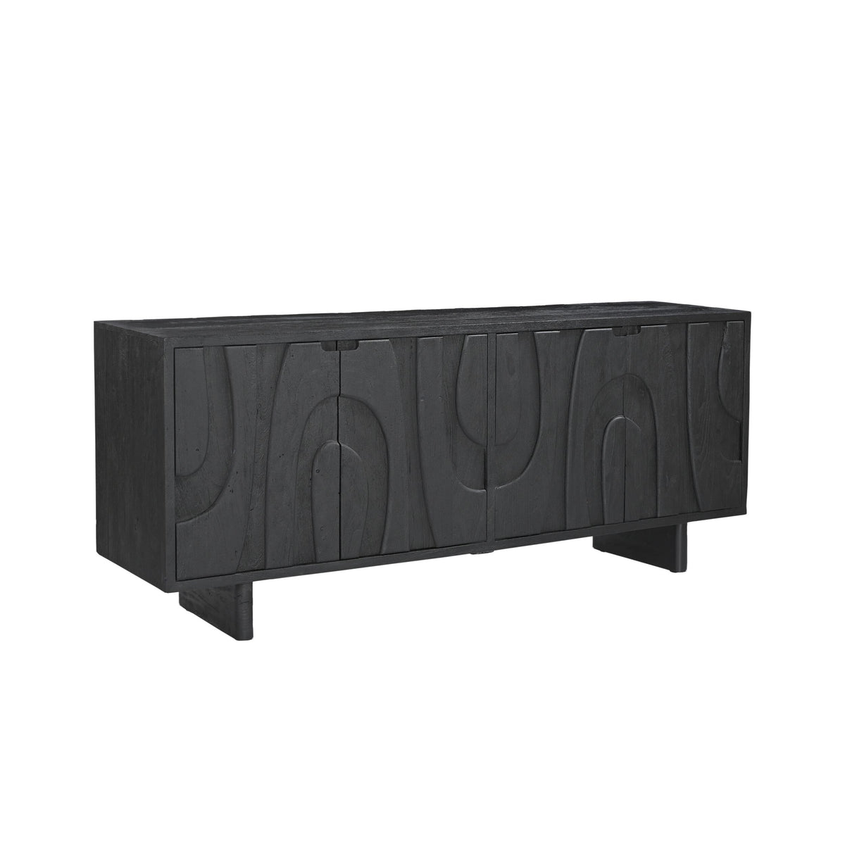Sami 4 Door Sideboard Black