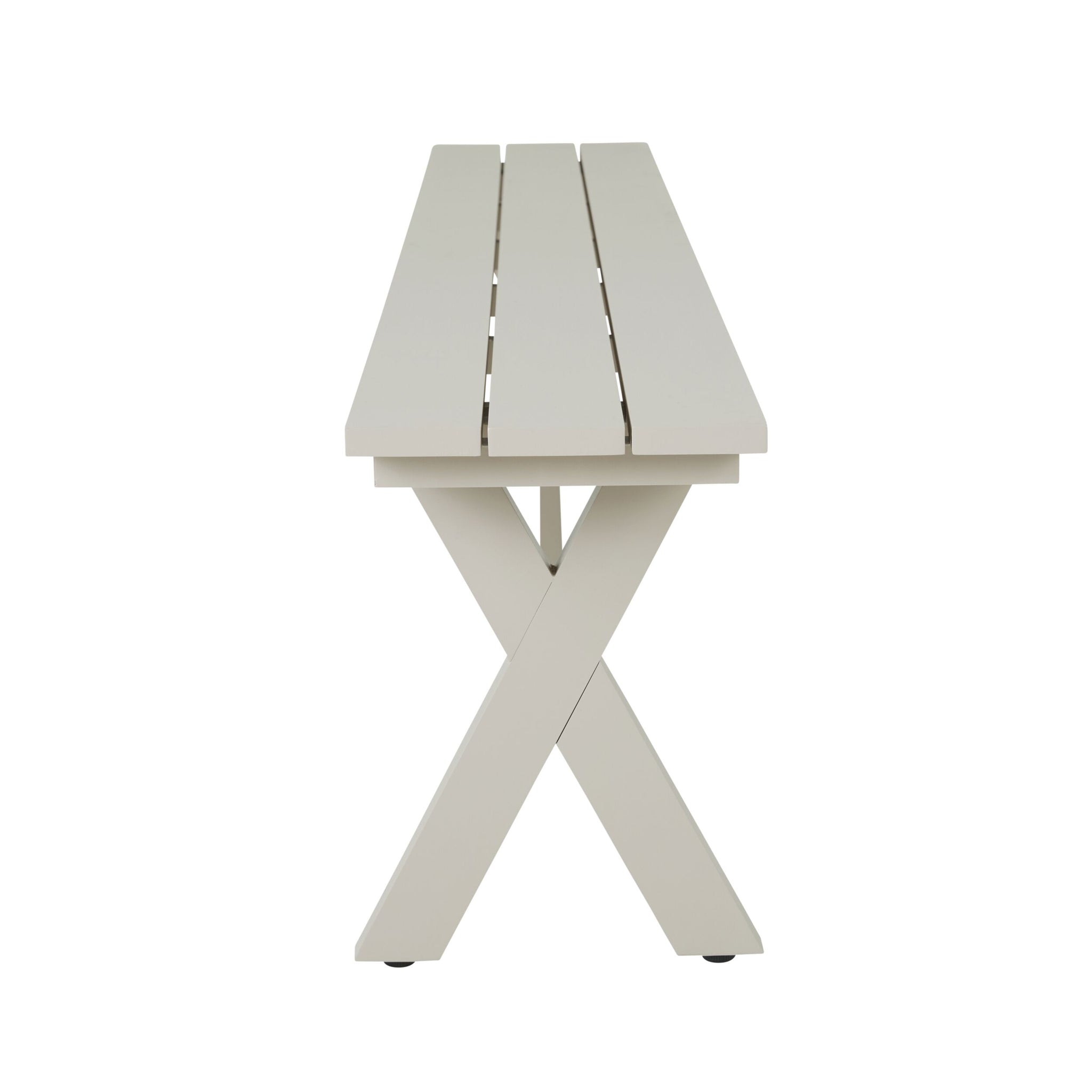 Blake Aluminium Dining Bench 240cm Taupe