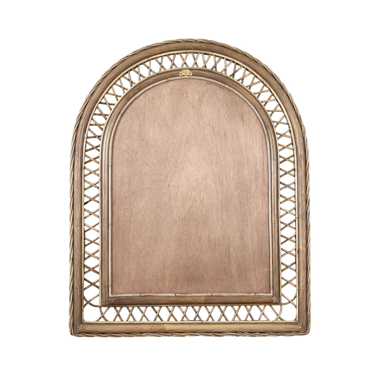 Martinique Rattan Arched Mirror 80cm