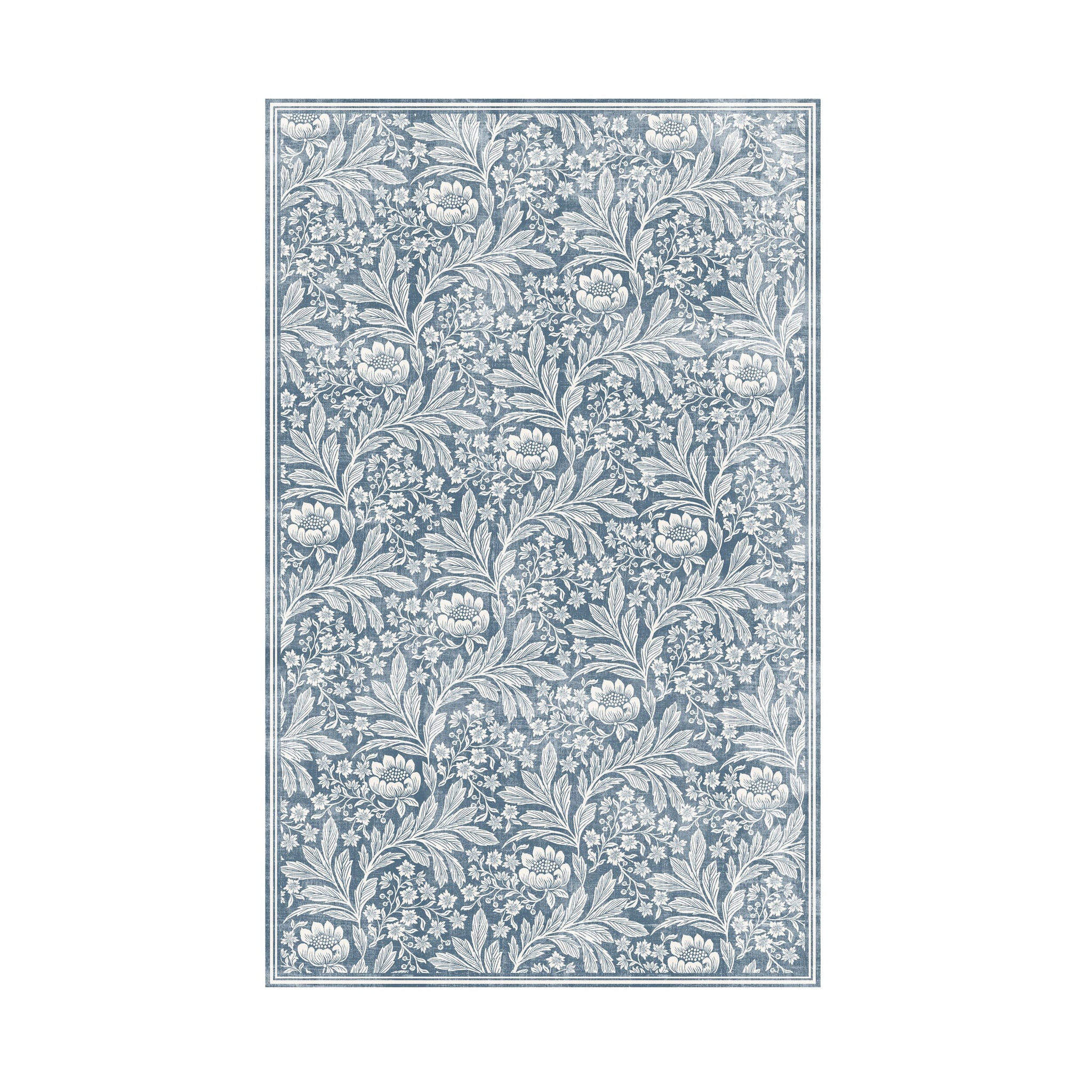 Florentine Silky Soft Washable Rug Blue 150x240cm