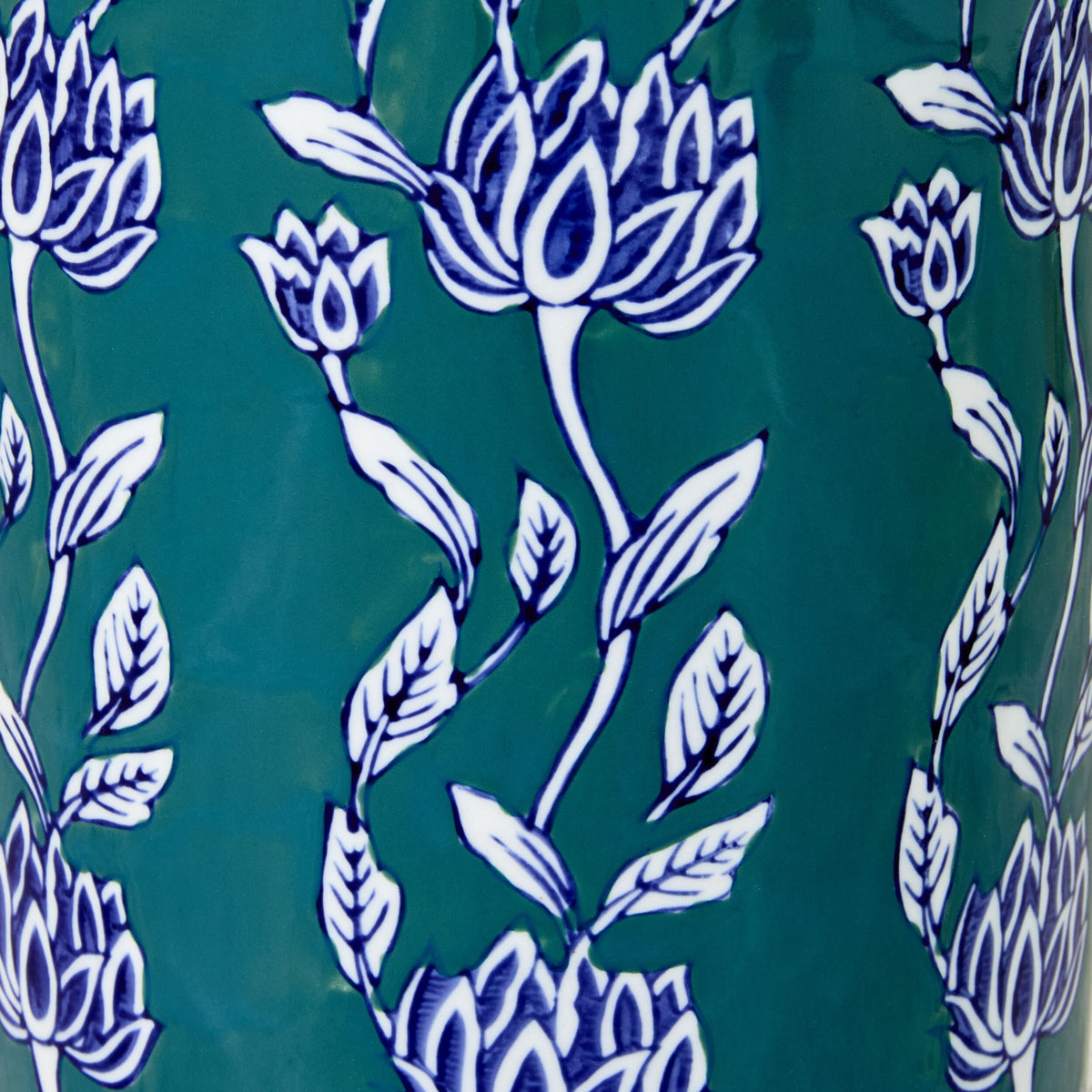 Celadon Eden Lotus Umbrella Stand
