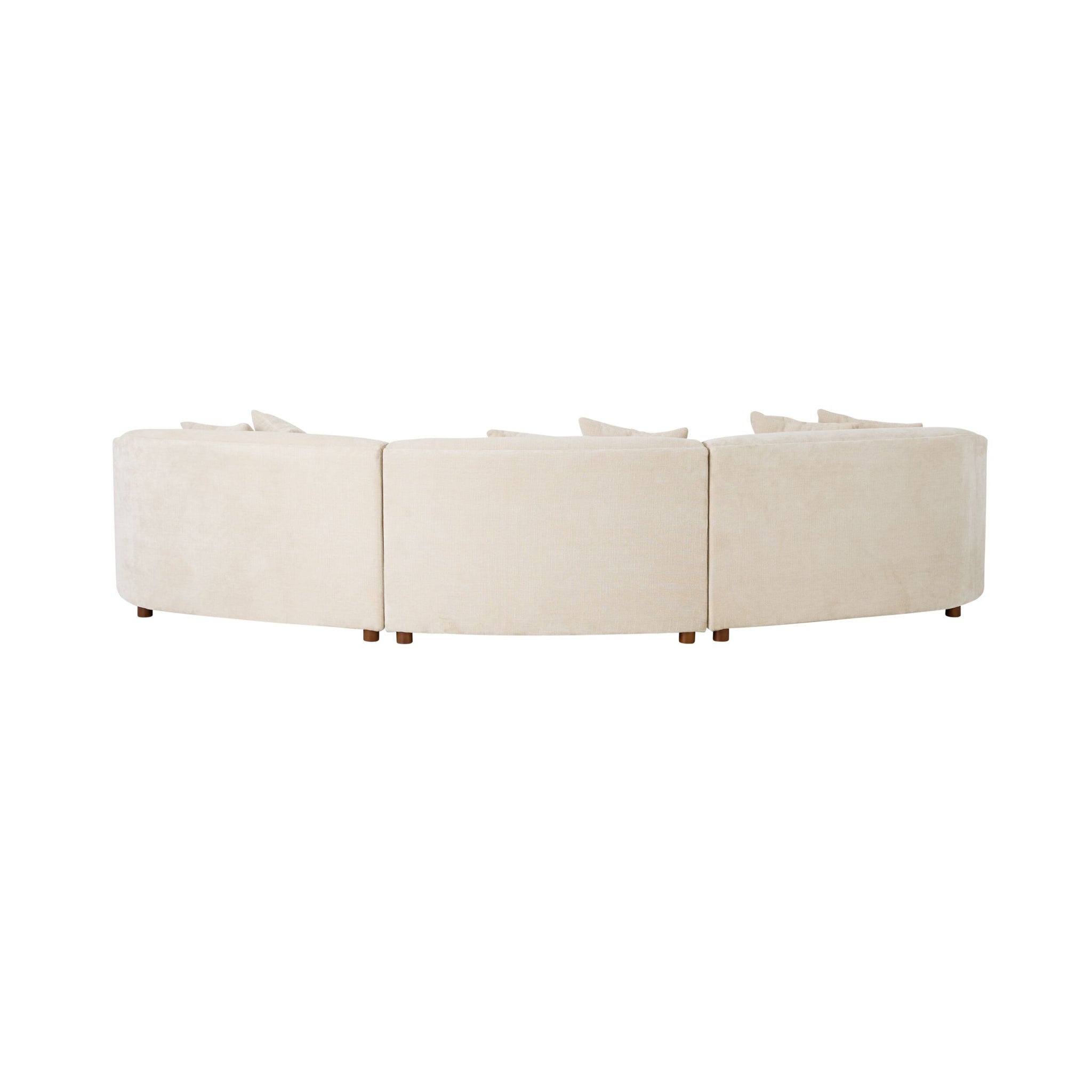 Alessa 4 Seater Sectional Sofa Oasis Dune