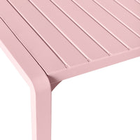 Kace Dining Table 200cm Rose Pink
