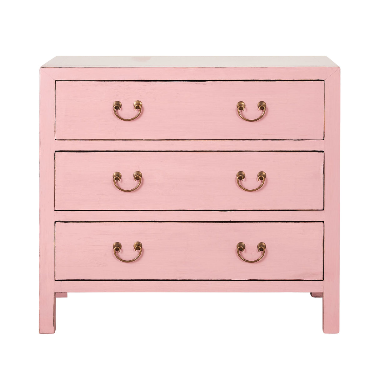 Sansha 3 Drawer Chest Blush Pink