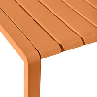 Kace Dining Bench Seat 200cm Tangelo Orange