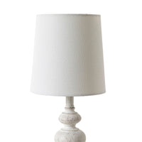 Peta White Table Lamp 40cm