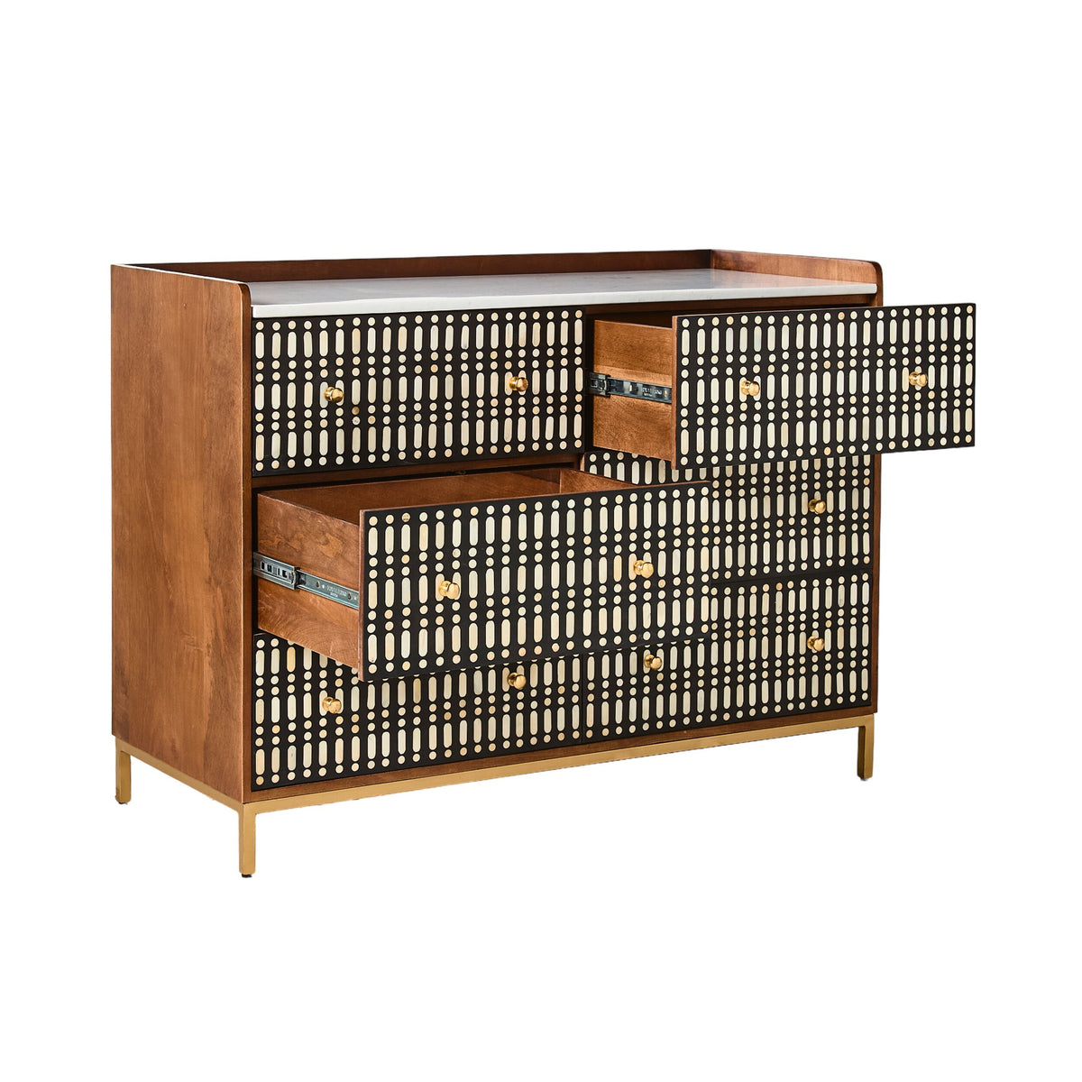 Sadara Bone Inlay 6 Drawer Chest