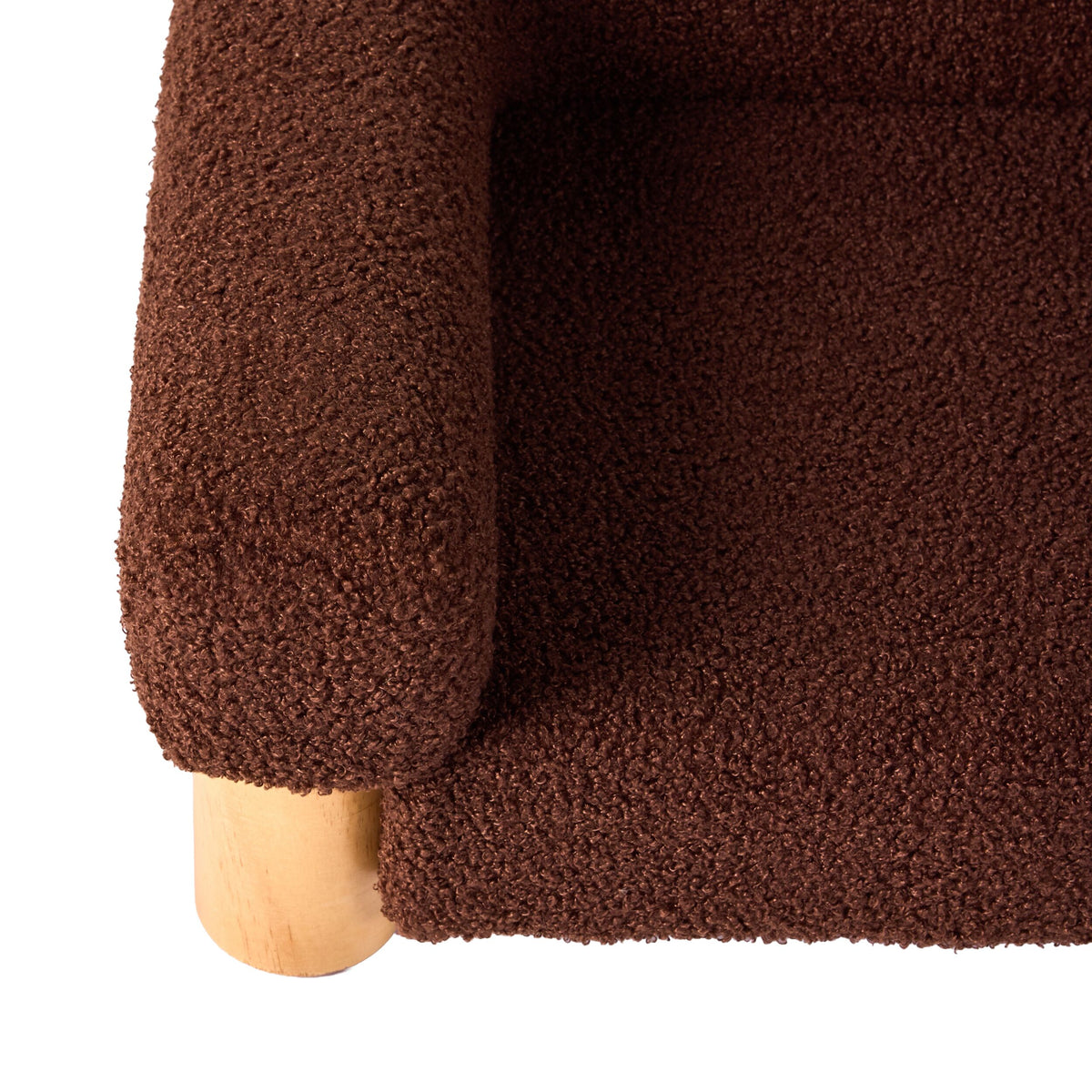 Maggie Boucle Pet Bed Chocolate