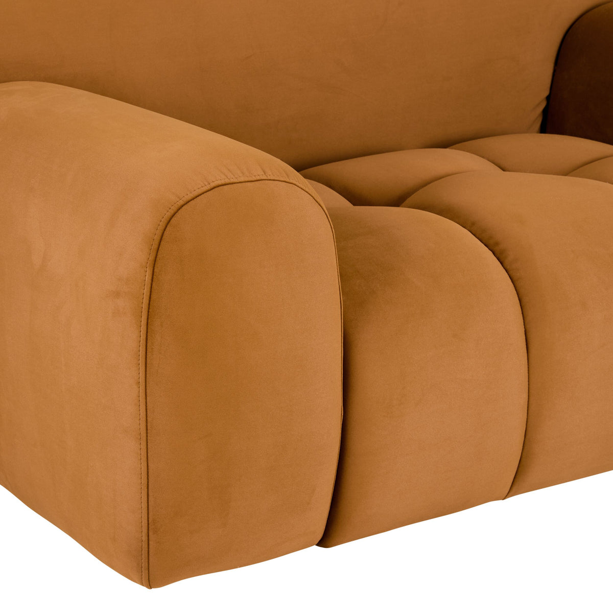 Alexis Armchair Velvet Ochre