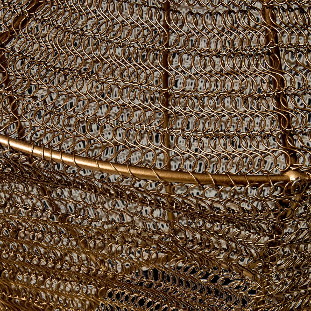 Sahara Metal Wire Pendant Antique Brass 40x40x44cm
