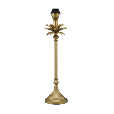 Palmira Matt Brass Metal Table Lamp Base 13x13x45cm