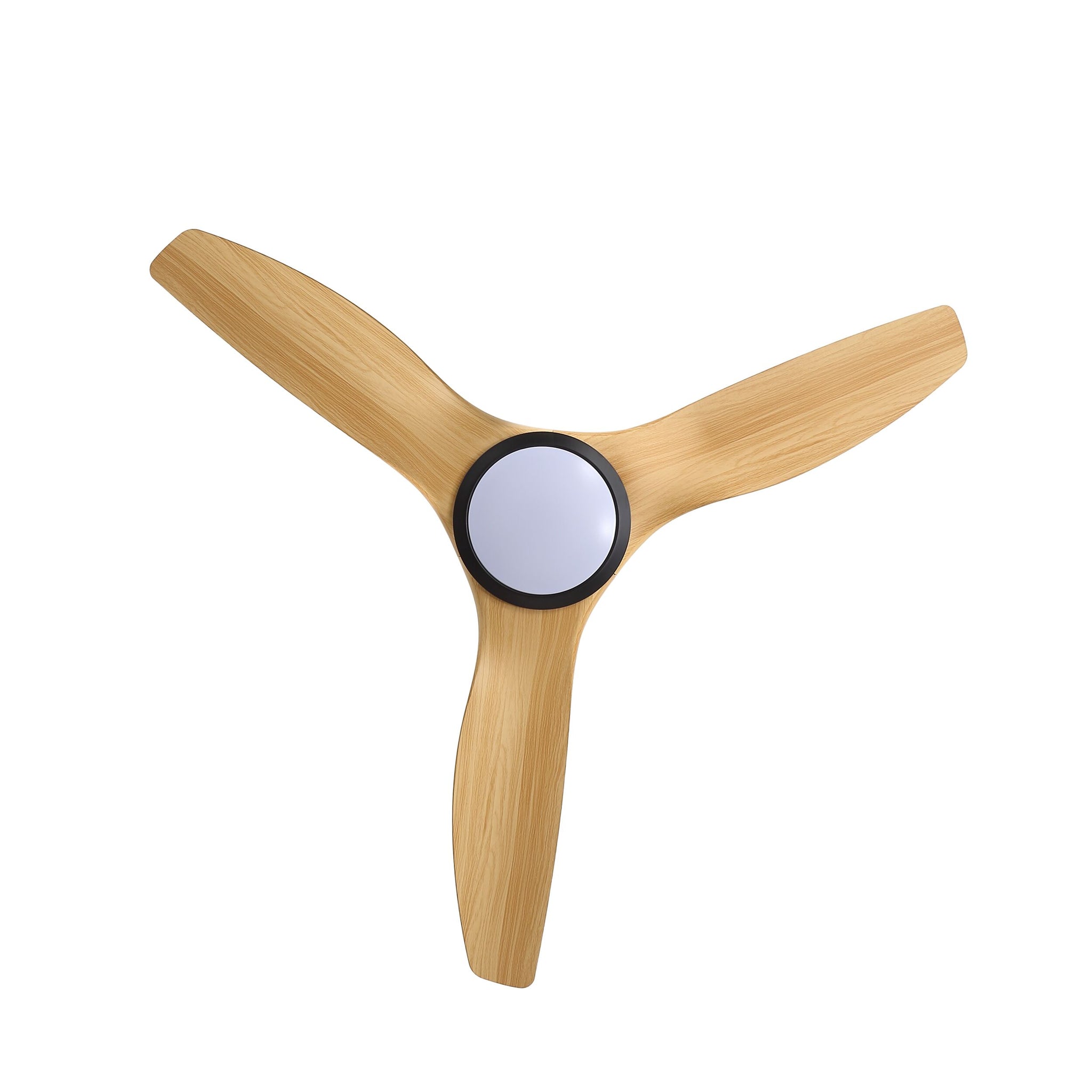 Harbour 132cm Indoor DC Fan - Black with Natural ABS Blades