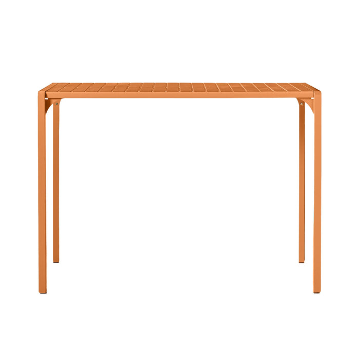 Kace Outdoor Bar Table 140cm Tangelo Orange