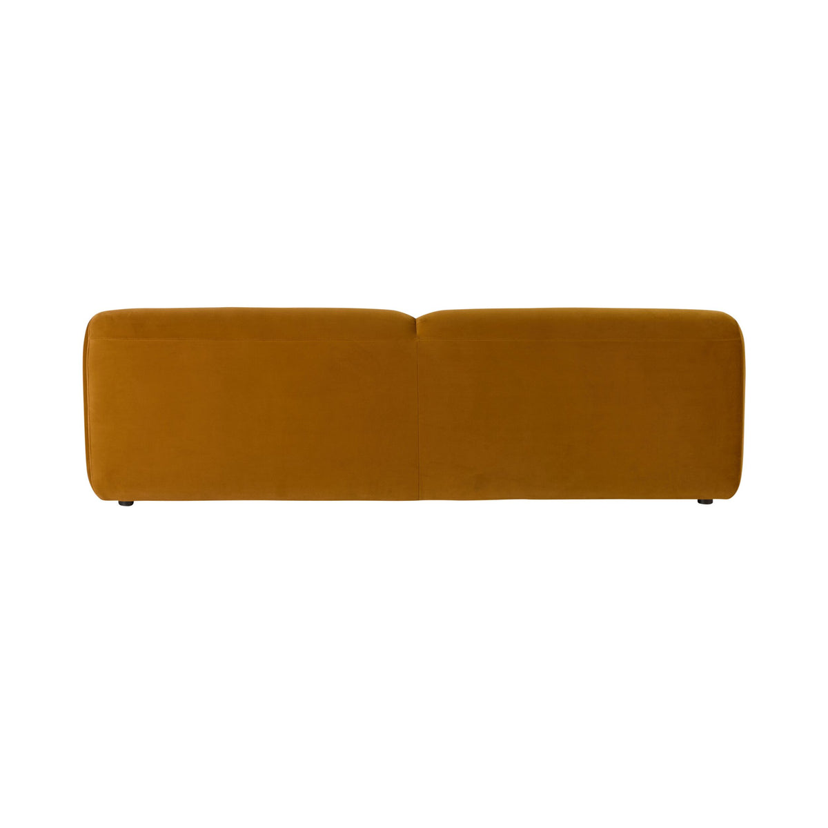 Alexis 3 Seater Velvet Sofa Ochre